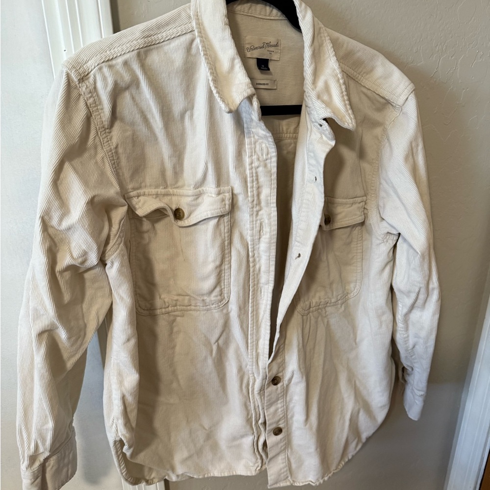 Women’s target corduroy button down